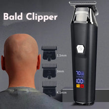 Load image into Gallery viewer, Bald Grooming Clipper Professional Electric Hair Trimmer for Men Barber 0mm Cutter Machine Beard Trimmer Men's Shavers Razors
