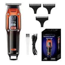Load image into Gallery viewer, Hair Clipper Professional Barber Hair Trimmer LED Display Haircuts Machine for Salon Rechargeable Hair Trimmer
