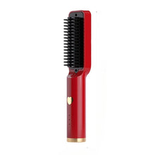 Load image into Gallery viewer, Hair Straightener Brush Electric Hot Comb Multifunctional Straight Hair Straightener Comb Curling Iron Hair Brush For Woman
