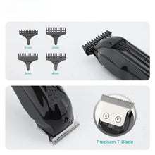 Load image into Gallery viewer, Hair Trimmer Professional Hair Clipper Electric T-Blade Hair Cutting Machine 0mm LED Display Barber Trimmer for Men
