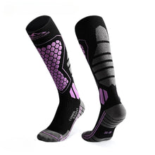 Load image into Gallery viewer, Wool Ski Sock for Men and Women Breathable Sports Socks Long Tube Snow Socks Anti-slip
