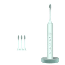 Load image into Gallery viewer, Ultrasonic Sonic Electric Toothbrush Rechargeable for Adults 6Mode Automatic Tooth Brush Teeth Whitening with 4 Replacement Head
