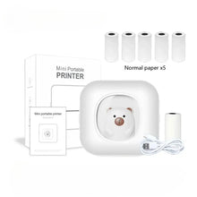 Load image into Gallery viewer, Portable Mini Label Printer Photo Thermal Adhesive Labels Printers Inkless Bluetooth Pocket Mini Printer Stickers Maker 57MM

