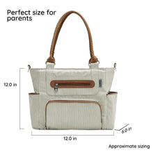 Load image into Gallery viewer, Large Capacity Diaper Bag For Baby Mom (White)
