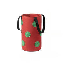 Load image into Gallery viewer, Strawberry Grow Bag Hanging Plant Bag 12 Multi Port Impermeable Strawberry Vanilla Tree Planting Bag Gardening Seedlings Growing
