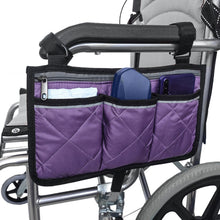 Load image into Gallery viewer, Cycling Walker Bag Rollator Organizer Pockets Wheelchair Scooter Stroller Side Bag for Sundries Wallet Snacks Storage Use
