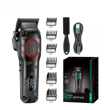 Load image into Gallery viewer, Hair Clipper Intelligent LED Digital Display Powerful Power Hair Trimmer Hair Salon Home Carving Electric Push Shear
