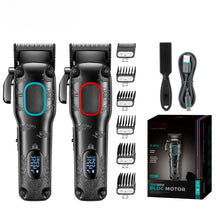 Load image into Gallery viewer, Hair Clipper Intelligent LED Digital Display Powerful Power Hair Trimmer Hair Salon Home Carving Electric Push Shear
