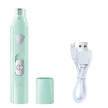 Load image into Gallery viewer, Dog Nail Drill 2-Speed Electric Rechargeable Pet Nail Trimmer Painless Paws Grooming Smoothing for Small Medium Large Dogs Cat
