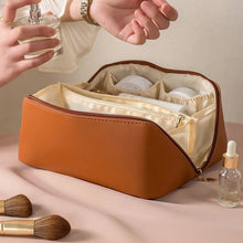 Load image into Gallery viewer, Large Capacity PU Pillow Tote Makeup Bag For Woman Travel Cosmetics Toilet Storage Organizer Pouch Portable Women's Cosmetic Bag
