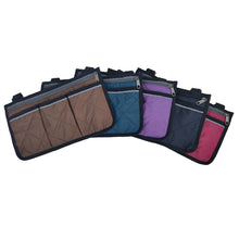 Load image into Gallery viewer, Cycling Walker Bag Rollator Organizer Pockets Wheelchair Scooter Stroller Side Bag for Sundries Wallet Snacks Storage Use
