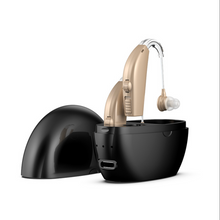 Load image into Gallery viewer, Portable Rechargeable Hearing Aid Sound Amplifier Magnetic Charging Elderly Ear Hearing Aid for the Deaf Hearing Impaired
