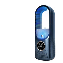 Load image into Gallery viewer, Portable USB Air Cooler Leafless Electric Fan 6 Speed Silent Timer Air Conditioner Cooling Fan Humidifier Conditioning Fan
