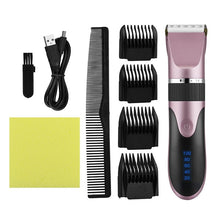 Load image into Gallery viewer, Professional Hair Trimmer Digital Usb Rechargeable Hair Clipper for Men Haircut Ceramic Blade Razor Hair Cutter Barber Machine
