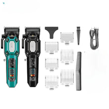Load image into Gallery viewer, Electric Hair Clipper Transparent Body Hair Trimmer LED Intelligent Digital Display Electric Push Shear Powerful
