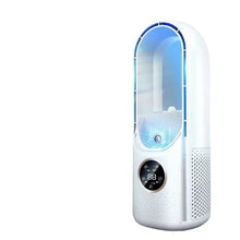 Load image into Gallery viewer, Portable Leafless Electric Fan Air Cooler 6 Speed Silent Timer Air Conditioner Cooling Fan Humidifier Desktop Conditioning Fans
