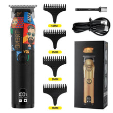 Load image into Gallery viewer, Hair Clipper Rechargeable Professional Hair Clipper Men's Electric Hair Clipper Cordless Haircut Styling Men's Beard Trimmer
