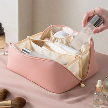 Load image into Gallery viewer, Large Capacity PU Pillow Tote Makeup Bag For Woman Travel Cosmetics Toilet Storage Organizer Pouch Portable Women's Cosmetic Bag
