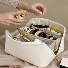 Load image into Gallery viewer, Large Capacity PU Pillow Tote Makeup Bag For Woman Travel Cosmetics Toilet Storage Organizer Pouch Portable Women's Cosmetic Bag
