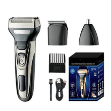 Load image into Gallery viewer, 3 In 1 Hair Trimmer Professional Nose Trimmer Electric Beard Shaver Detachable Blade Hair Cutting Machine for Men

