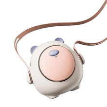 Load image into Gallery viewer, Small Fan Cute Rechargeable Electric Fan Hanging Neck Mute Summer Gifts Mini Neck Fans Cartoon Personal Fans Home Appliance
