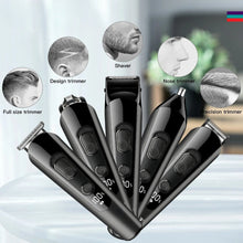Load image into Gallery viewer, Hair Trimmer Cordless Hair Cutting Machine Electric Haircut Professional Hair Clipper Digital Display Trimmer for Men
