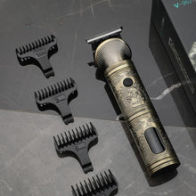 Load image into Gallery viewer, Hair Trimmer Professional Hair Clipper Metal Hair Cutting Machine Electric Cordless Rechargeable Trimmer for Men

