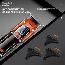 Load image into Gallery viewer, Hair Clipper Professional Barber Hair Trimmer LED Display Haircuts Machine for Salon Rechargeable Hair Trimmer
