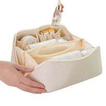 Load image into Gallery viewer, Large Capacity PU Pillow Tote Makeup Bag For Woman Travel Cosmetics Toilet Storage Organizer Pouch Portable Women's Cosmetic Bag
