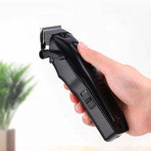 Load image into Gallery viewer, 8W Barber Hair Clipper Fade Blade Hair Trimmer Men Rechargeable Cordless Electric Taper Hair Cutting Machine LCD Display
