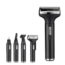 Load image into Gallery viewer, Electric Shaver Razor Cordless Beard Trimmer for Men 4 in 1 Ear and Nose Hair Trimmer Clipper Professional Body Grooming Kit
