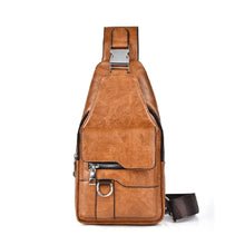Load image into Gallery viewer, Men Cross Body Bag Sling Backpack Fashion Retro Travel Male Side Messenger Shoulder Chest Bag
