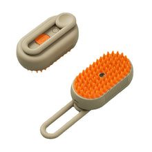 Load image into Gallery viewer, Steamy Cat Brush 3 in 1 Electric Anti-splashing Cat Brush with Steam Spray for Massage Pet Grooming Comb Hair Removal Combs
