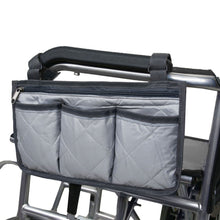 Load image into Gallery viewer, Cycling Walker Bag Rollator Organizer Pockets Wheelchair Scooter Stroller Side Bag for Sundries Wallet Snacks Storage Use
