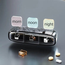 Load image into Gallery viewer, Portable Pill Dispenser Multi-Purpose Medicine Storage Organizer Daily Pill Storage Case Vitamin Fish Oil Supplements Pill Box
