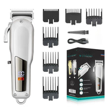 Load image into Gallery viewer, Hair Clipper Hair Trimmer for Men Hair Cutting Machine Beard Trimmer Professional Cordless Haircut Machine Rechargeable
