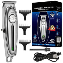 Load image into Gallery viewer, Electric Barber Full Metal Professional Hair Trimmer For Men Beard Hair Clipper Finishing Hair Cutting Machine
