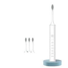 Load image into Gallery viewer, Ultrasonic Sonic Electric Toothbrush Rechargeable for Adults 6Mode Automatic Tooth Brush Teeth Whitening with 4 Replacement Head
