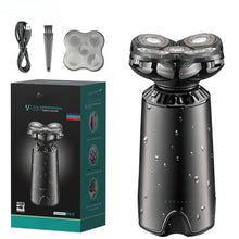 Load image into Gallery viewer, Intelligent Waterproof Barber Electric Shaver Men's Beard Body Hair Trimmer Rotating 5 Head Shaver Shaver Shaver
