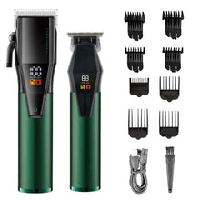 Load image into Gallery viewer, Professional Combo Kits Hair Clipper Electric Hair Trimmer For Men Rechargeable Cordless Haircut Machine Lithium Ion

