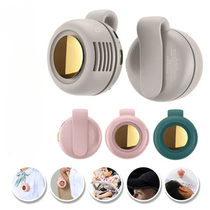 Small Whirlwind Fan Portable Mini Clip Fan Handheld Cute Sports Outdoor Bodypack Fan Summer USB Charging Silent Pocket Fan