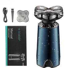 Load image into Gallery viewer, Intelligent Waterproof Barber Electric Shaver Men's Beard Body Hair Trimmer Rotating 5 Head Shaver Shaver Shaver
