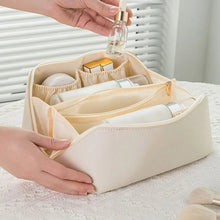 Load image into Gallery viewer, Large Capacity PU Pillow Tote Makeup Bag For Woman Travel Cosmetics Toilet Storage Organizer Pouch Portable Women's Cosmetic Bag
