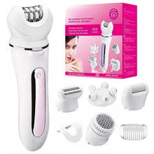 Load image into Gallery viewer, Women Electric Epilator Face Female Shaver Facial &amp; Body Hair Removal Lady Leg Shaving Machine Rechargeable 5in1 Set
