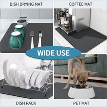Load image into Gallery viewer, Super Absorbent Drainer Placemat for Kitchen - 2 Colors
