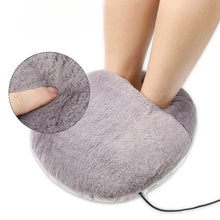 Load image into Gallery viewer, USB Foot Warmer Electric Foot Warming Shoes Foot Warming Device Or Home Office School Fall Winter Essential Warm Feet Artifact
