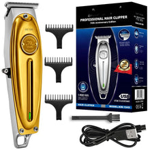 Load image into Gallery viewer, Electric Barber Full Metal Professional Hair Trimmer For Men Beard Hair Clipper Finishing Hair Cutting Machine
