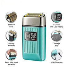 Load image into Gallery viewer, Professional Hair Beard Electric Shaver For Men Beard Trimmer Wet Dry Shaving Machine Digital Display Shaver For Men
