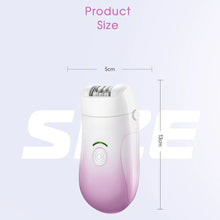 Load image into Gallery viewer, Hair Removal Bikini Epilator Rechargeable Razor Women Underarms Shaver Legs Armpit Hair Foot Callus Remover

