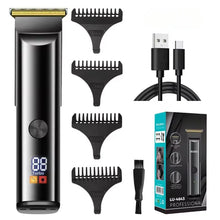 Load image into Gallery viewer, Professional Men's Hair Clipper New Multi Functional Beard Barber USB Charging Portable Cordless Hair Trimmer
